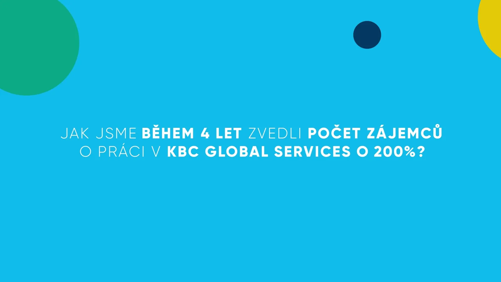 KBC Effie Awards — explainer video